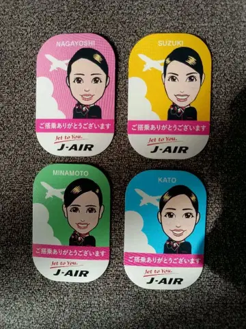 J-AIR CA 캐리커처 씰