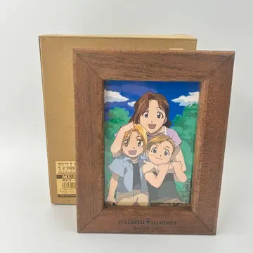 강철의 연금술사 에드 & 알 & 트리샤 오르골 사진 액자풍
