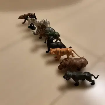 동물 피규어 세트 9체