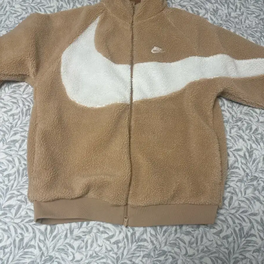 fuzzy nike zip up