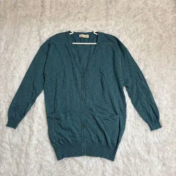 SUS COMPANY 여성용 긴팔 가디건 L 마 린넨 에메랄드