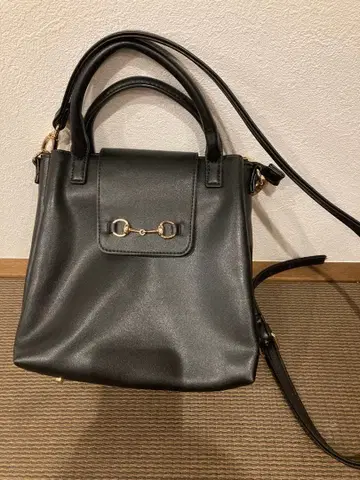 WEGO/ 비트 장식 숄더 블랙