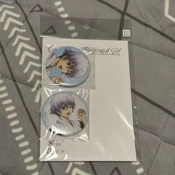 은혼 사카타 긴코 캔뱃지 엽서 세트 AGF