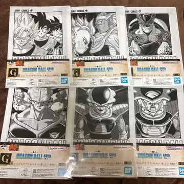 드래곤볼 제일복권 G상 코믹스 클리어 파일 세트
