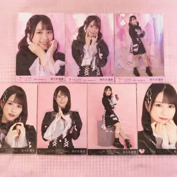 =LOVE 사사키 마이카 슈키피 브로마이드 7장 세트 공식 생사진