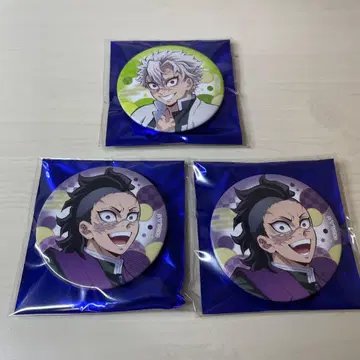 귀멸의 칼날 전 집중전 캔뱃지 시나즈가와 사네미 시나즈가와 겐야