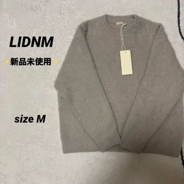 [ 미사용 새상품 ] LIDNM 니트 M 그레이