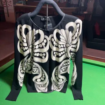 LaFleur 추상 무늬 긴팔 니트