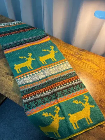 루돌프 무늬 머플러