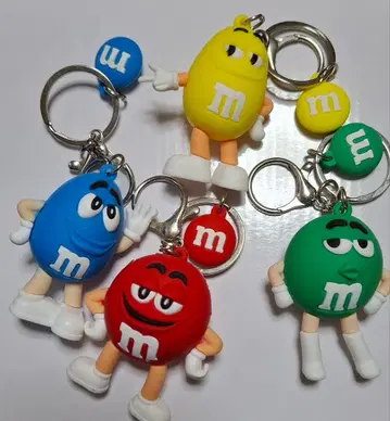 M&M's 캐릭터 키링 4개 세트