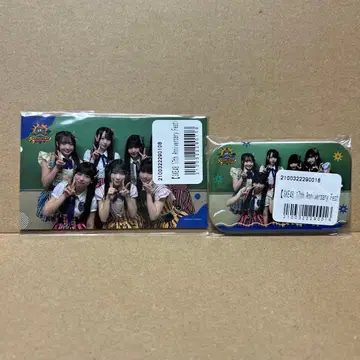 SKE48 17주년 기념 콘서트 복권 12기생 캔 배지 스티커 세트