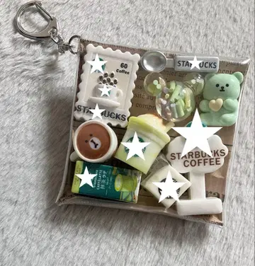 가챠 파우치 [ 라이트 그린 곰돌이 카페 ]