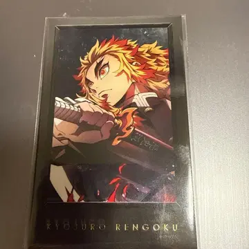 귀멸의 칼날 렌고쿠 쿄쥬로 폴라로이드풍 브로마이드 무한열차