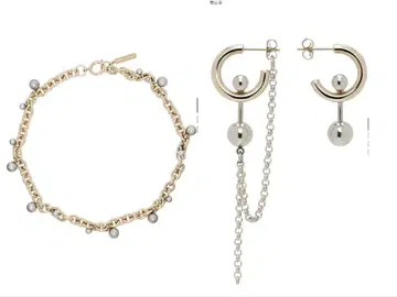 Justine Clenquet 귀걸이 목걸이 Alexa 세트 판매