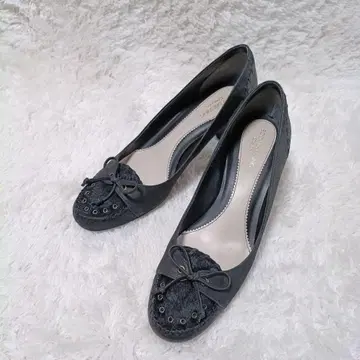 새상품급 바디 드레싱 펌프스 블랙 24cm