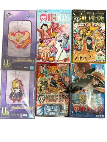 원피스 영화 특전 도서 & 이치방쿠지 키링 세트