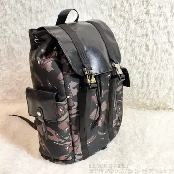 카모 패턴 백팩 백팩