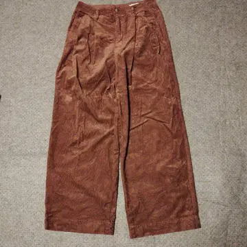 ANTGAUGE 코듀로이 와이드 팬츠 브라운