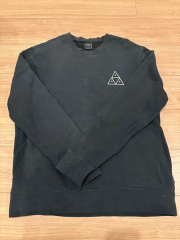 HUF 크루넥 맨투맨 블랙