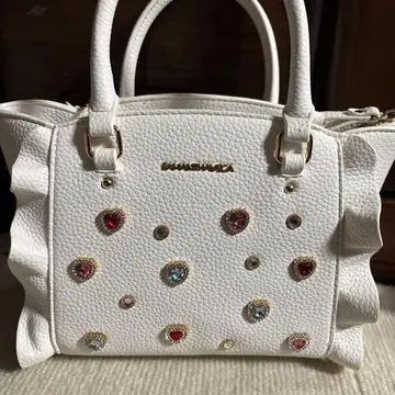 SAMANTHAVECA 화이트 핸드백