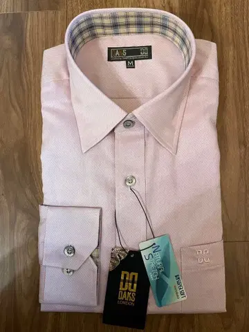 DAKS 핑크 긴팔 셔츠 M