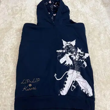 LIPLIP 아이조 산리오 콜라보 후드티 쿠로미