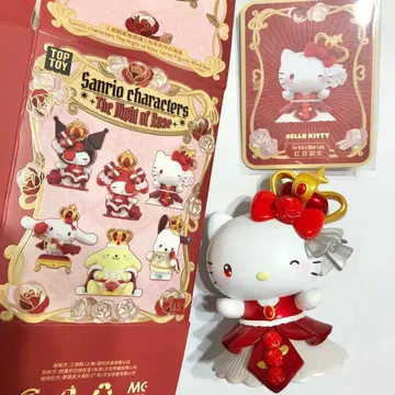 헬로키티 로즈나이트 피규어 TOPTOY
