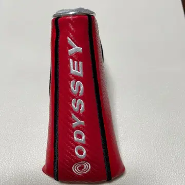 ODYSSEY 퍼터용 헤드커버 레드 핑형 내 보아