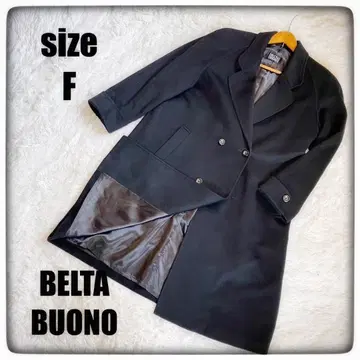 [새상품급] BELTABUONO 캐시미어 100% 롱 코트 더블 브레스트