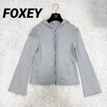 [ 새상품급 ] 폭시 릴리 코튼 후드티 가디건 후디 38