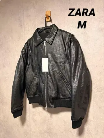 ZARA 자라 인조 가죽 퍼프 자켓 M