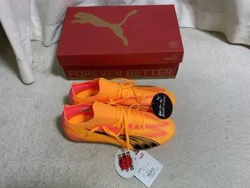 PUMA 축구화 오렌지/핑크