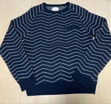 새터데이 서프 뉴욕 니트 긴팔 M 사이즈 네이비