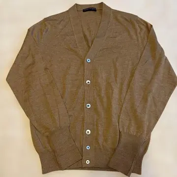 TOMORROWLAND tricot 카멜 하이 게이지 니트 가디건