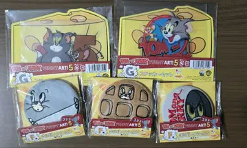 해피 복권 톰과 제리 캔뱃지 캔 거울 스티커