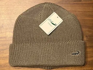 Crocodile 베이지 니트 모자 프리 사이즈