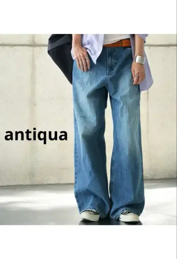 antiqua 와이드 데님