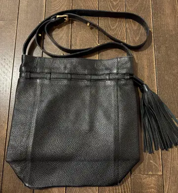 ELA STONE 엘라스톤 숄더백 가죽 블랙