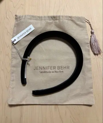 미사용 새상품 JENNIFER BEHR 블랙 머리띠