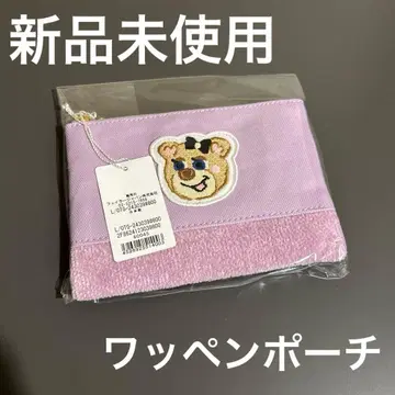 미사용 새상품 러브러리 페이러 테디 와펜 파우치