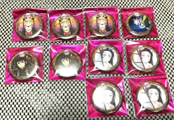 귀멸의 칼날 극장판 무한성 제1장 캔 배지 모음