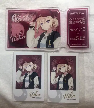 마임지전 삼각형 하츠카 돌로리스 티켓풍 아크릴 카드 폴라로이드풍 카드