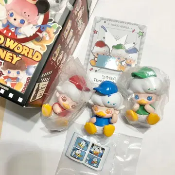DIMOO WORLD 휴이 듀이 루이 3체 세트 POPMART