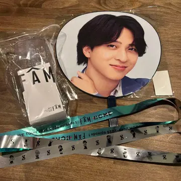 타임리스 응원봉 부채 은색 테이프