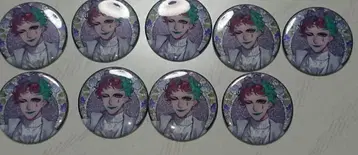 죠료쿠이치 캔뱃지 세트