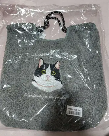 새상품 e.e.p. 보아 자수 코드 토트백