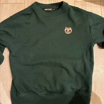 너구리 스튜디오 다크 그린 맨투맨