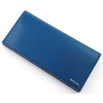 특가 미사용품 박스 없음 폴스미스 인기 스트라이프 포인트 장지갑 블루