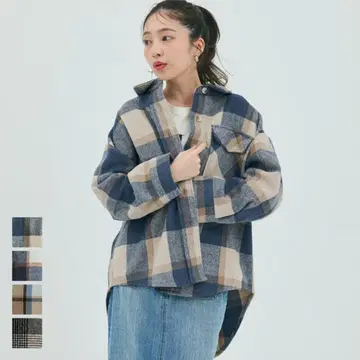 COCA 체크 셔츠 자켓 미사용