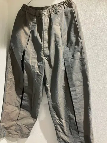 니코앤드 모드 노움코어 타마무시 플리츠 팬츠 L